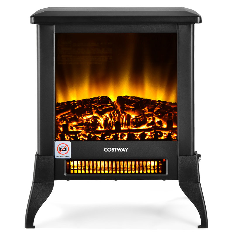 15'' W Black Electric Stove with 4777 BTU