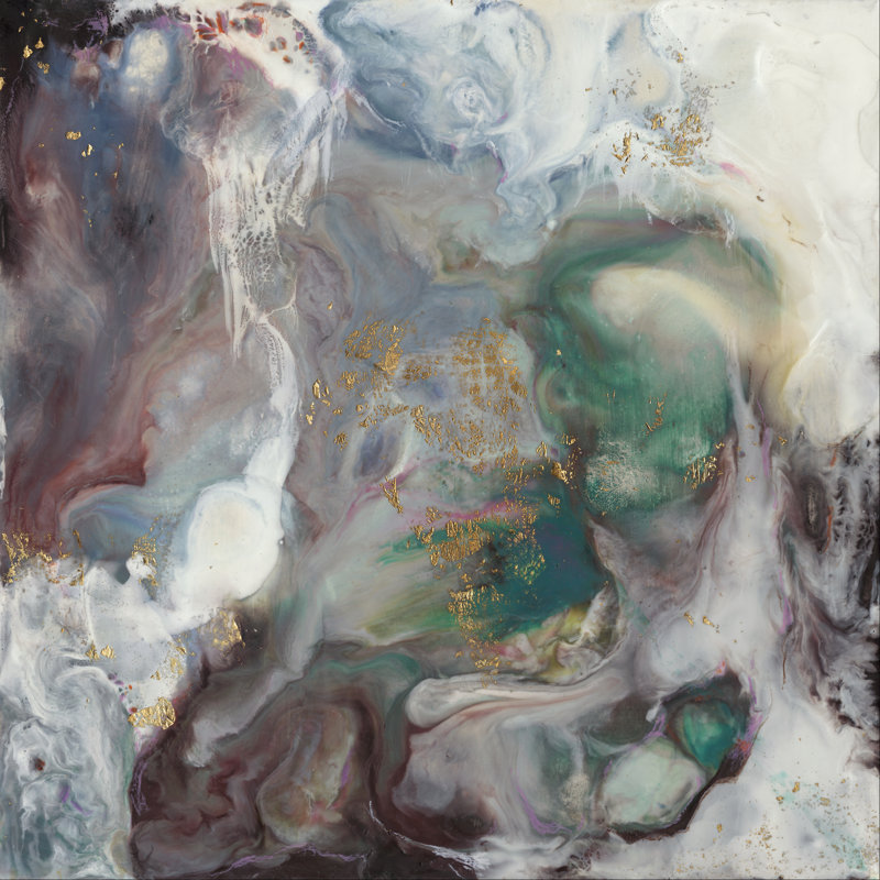 Pastel Illumination by Lila Bramma - Wrapped Canvas Painting, 91cm H x 91cm W  