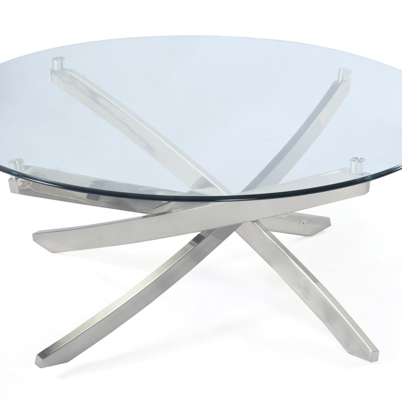 Ruka Glass Top Coffee Table