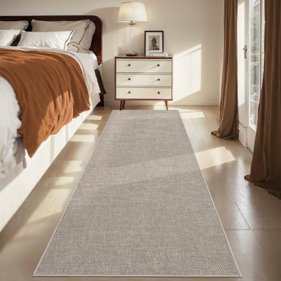 Tapis tissés texturés lavables pour la chambre à coucher, le salon et le couloir