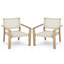 Ensemble de fauteuils en bois d'acacia Payton-958634120