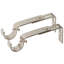  Supports réglables pour tringles à rideaux - pour tringles de 1 ou 1 1/8 pouce. Ensemble de 2 - Nickel brossé-388668036