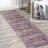 Victoria Ornate Persian All-Over Machine-Washable Brown/Gray Rug-2031093196