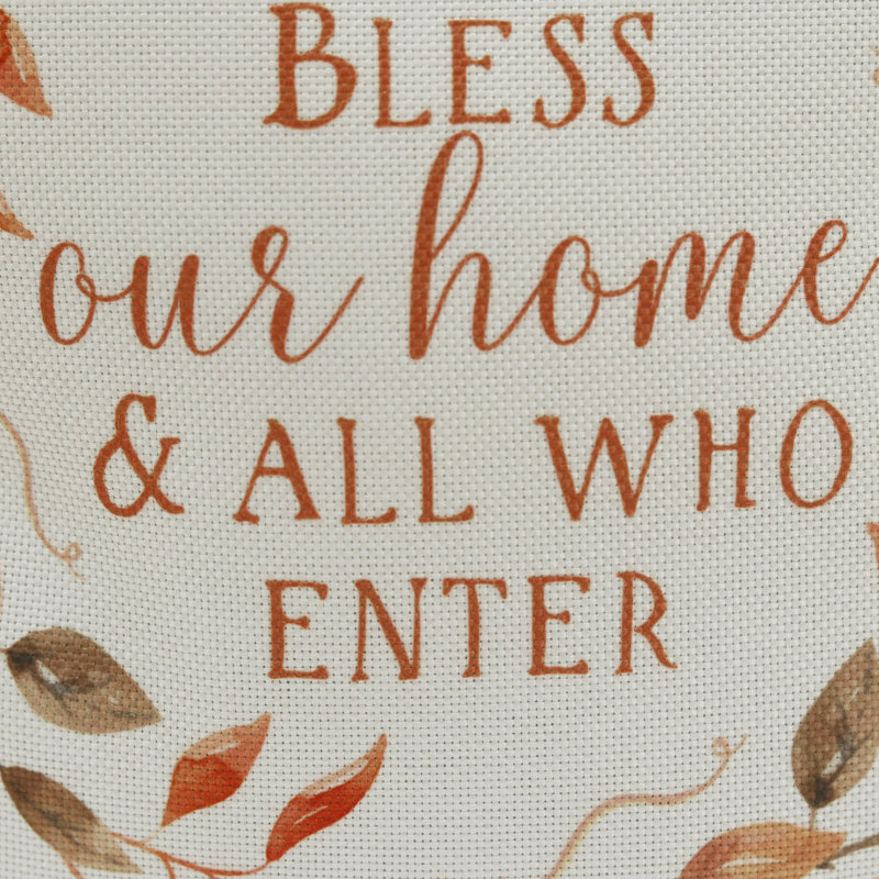 Butoir de porte en tissu Bless Our Home And All Who Entrée