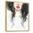 Toile avec cadre flottant brun