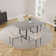 Lakishia 5-Piece Rectangular Dining Table Set with 4 Chairs for Dining Kitchen Room