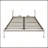 DIY Cabinet Folding Bed Queen Size with Vertical Murphy Wall Bed Hardware Kit