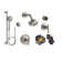 Kohler Purist Rite Temp Showering Kit with Multi-function handshower and slidebar
