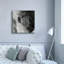 "Rocky Ravine Bw" par Albena Hristova, art mural sur toile, 37 po x 37 po