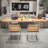 Burlywood Rectangular Solid Wood desks-108074361