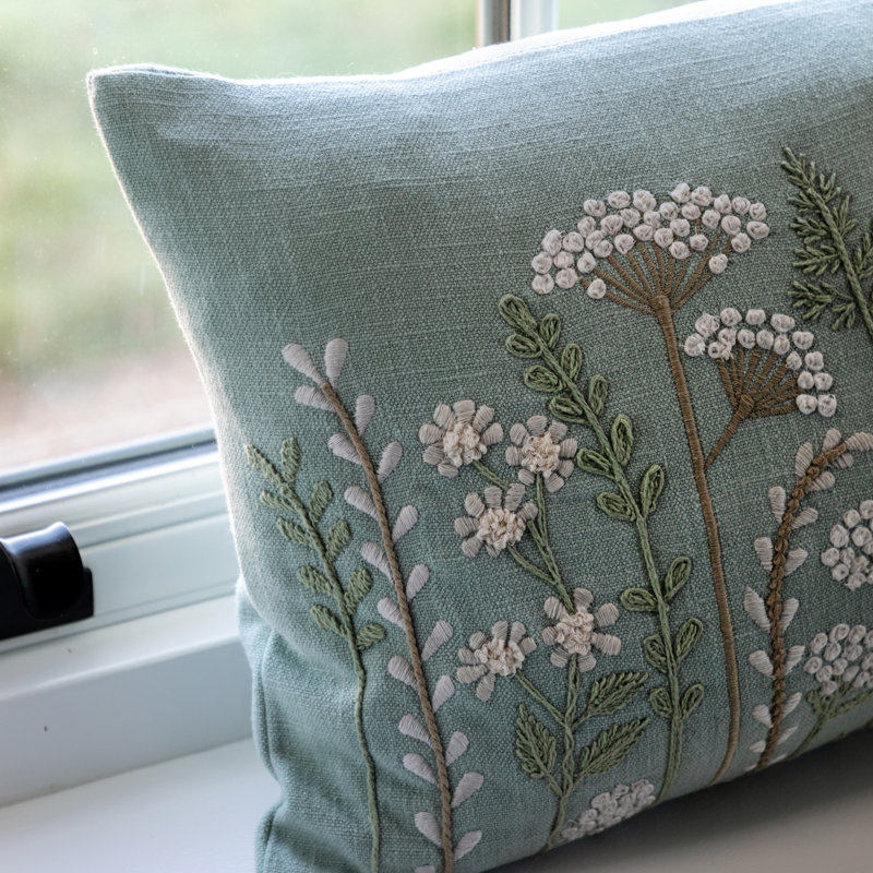 Animal Print Blue Square Cushion