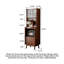 Armoire garde-manger moderne et multifonctionnelle à grande capacité