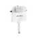 Concorde Back-To-Wall Toilet Bundle 0.8/1.6 GPF Dual Flush In Glossy White With Flush Plate