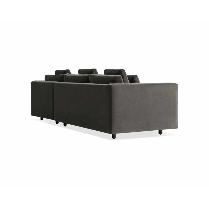 Hands Down Chaise Sectional, Landa Stone, Right Hand Facing