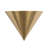 Versus 8-in Patina Brass Wall Sconce-124959532