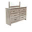 DRESSER en chêne gris
