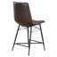 Tabouret touffeté à hauteur de comptoir (ensemble de 2)