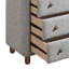 Commode, boucle grise