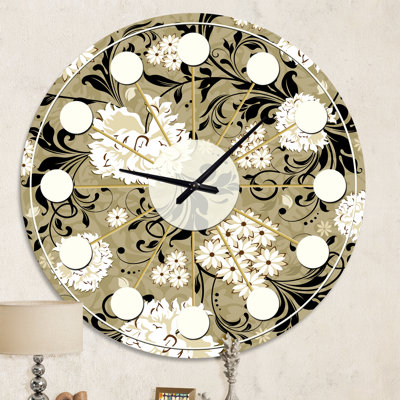 Horloge murale rétro Mid-Century
