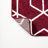 Mashawna Blocks Modern Geometric Red/White Rug-513763327