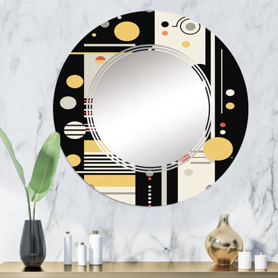 Greymont - Miroir mural moderne rond