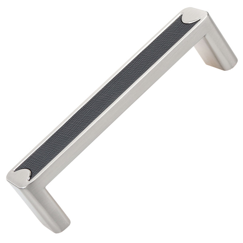 Ensemble de poignées de barre, Nickel satiné, 3.75", 10