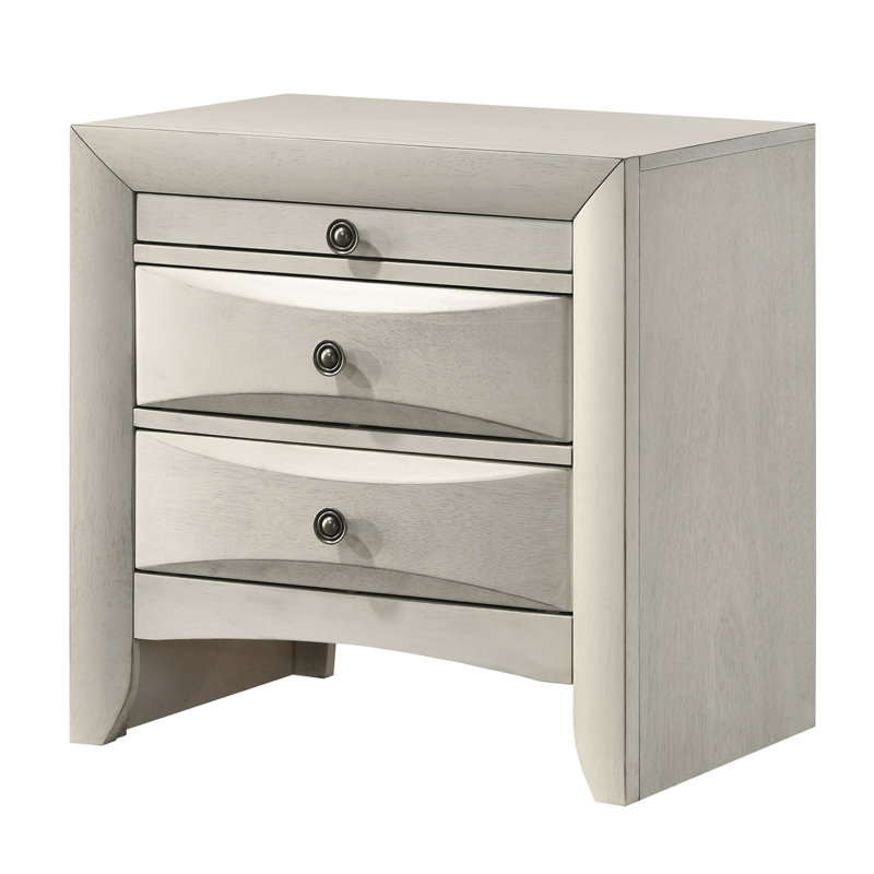 Table de chevet avec tiroirs de rangement 1pc