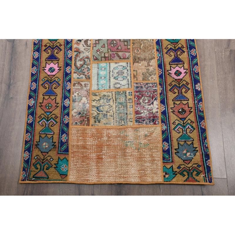 Tapis beige 34,6 x 106,7 po Vintage