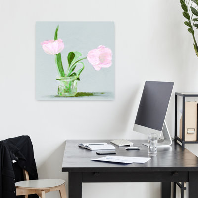 Tulip Sisters Abstract Contemporary Tulip Spring Art