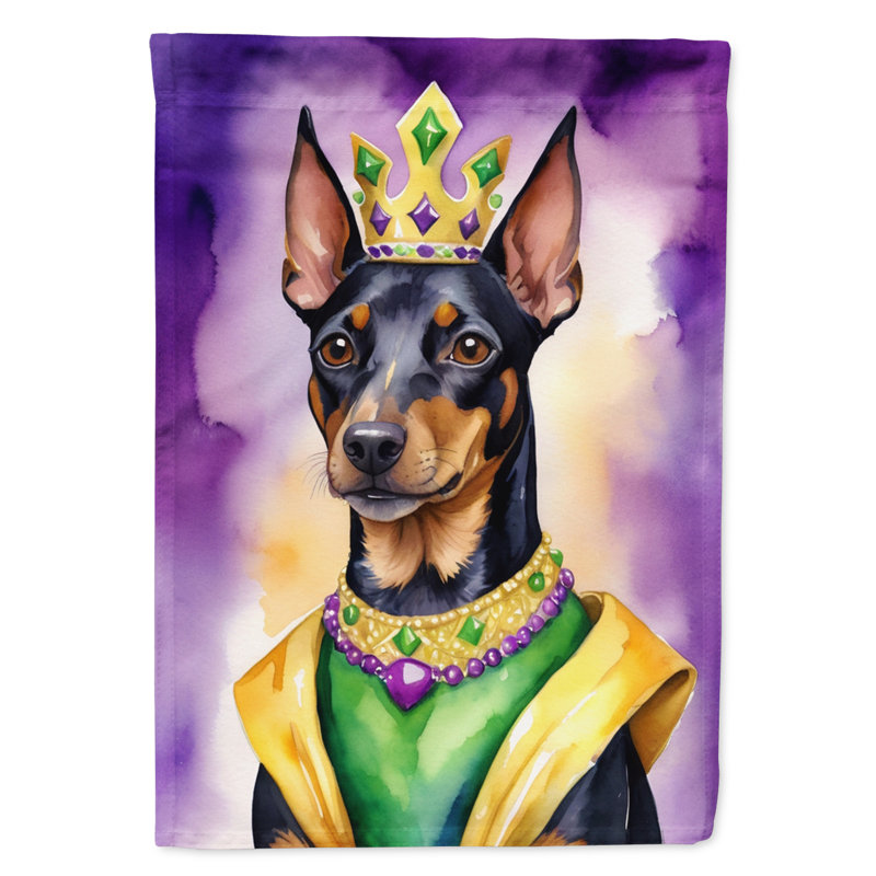 Drapeau de jardin Mastiff King of Mardi Gras