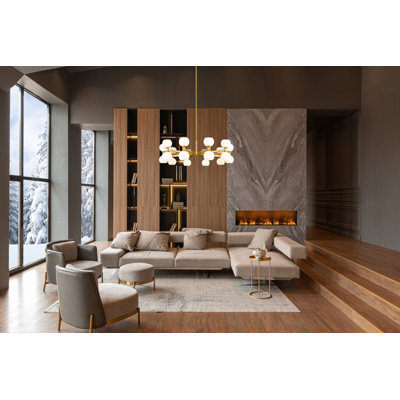 20-Light Dimmable Sputnik Chandelier