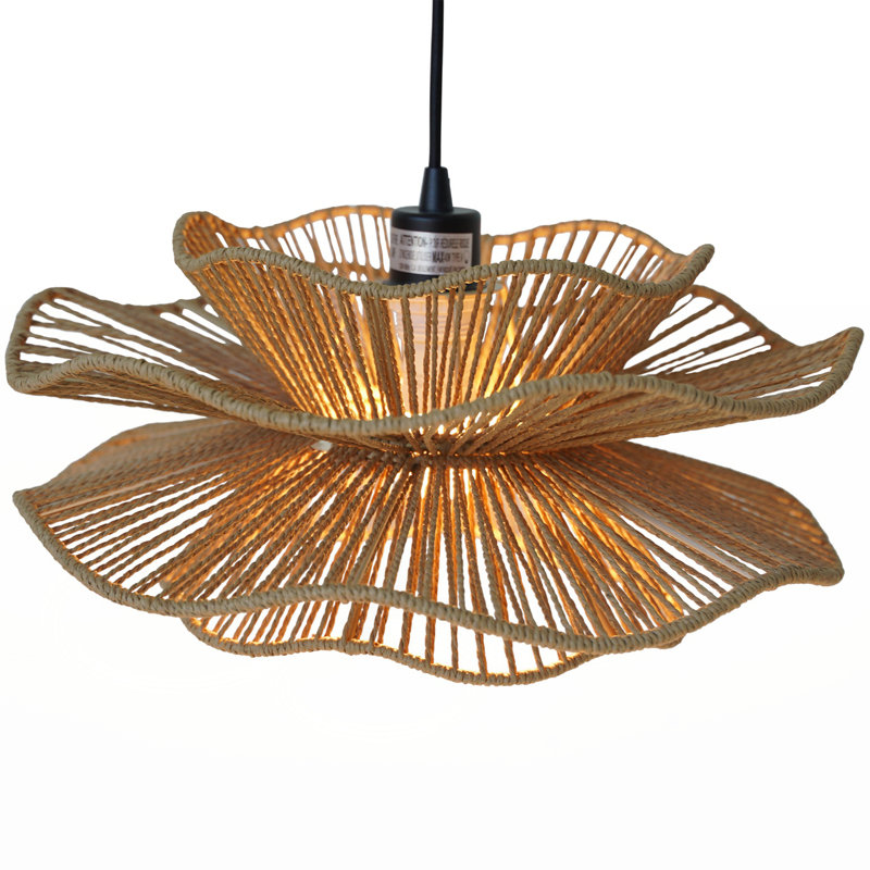 Exquisite Handwoven Pendant Lamp with Versatile Styling for All Settings