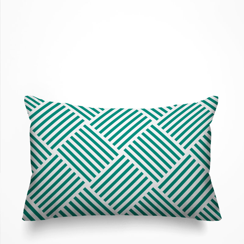 Housse et insert de coussin d'extérieur Langley, Sarcelle