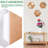 10 Pack Self-Adhesive Cork Board Tiles Hexagonal Cork Board Mini Wall Bulletin Board With 50 Multi-Colour Push Pins