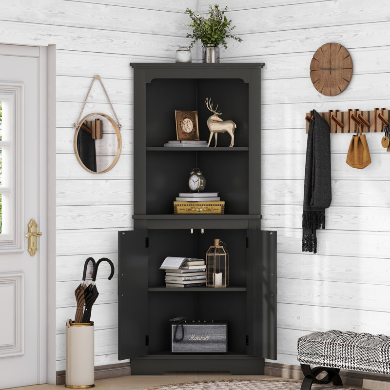 Totiana Sideboard with Bar Hutch, Black