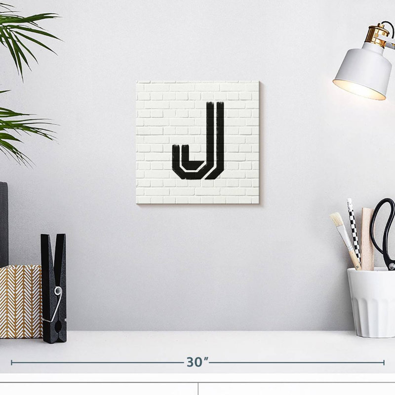 Tergel Brick J Alphabet, 10" H x 10" W