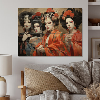 «Japon Art», théâtre kabaki I sur bois