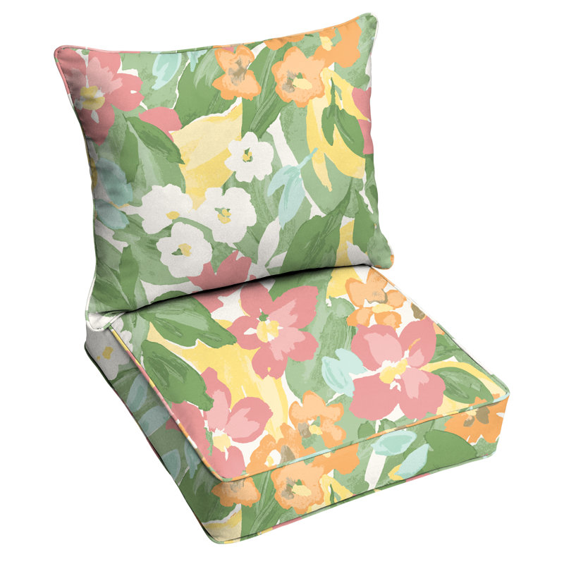 Ensemble de coussins et coussins d'extérieur, 22,5 po x 22,5 po