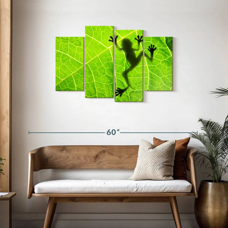 Brampt Frog Leaf Shadow, 27" H x 43" W