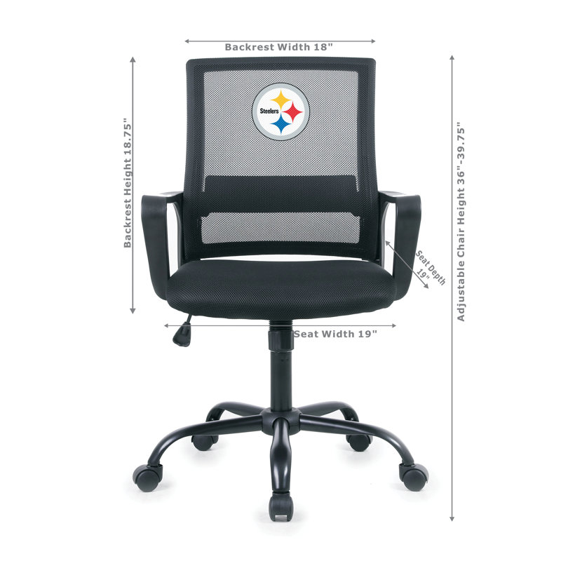 NFL Office Task Chair, Pittsburgh Steelers