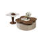 Ensemble de tables basses en bois avec tiroir