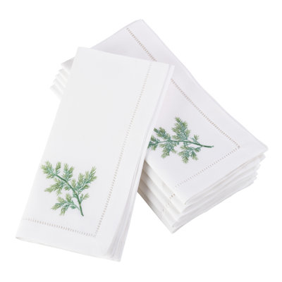 Villasenor Cotton Embroidered Square Napkin