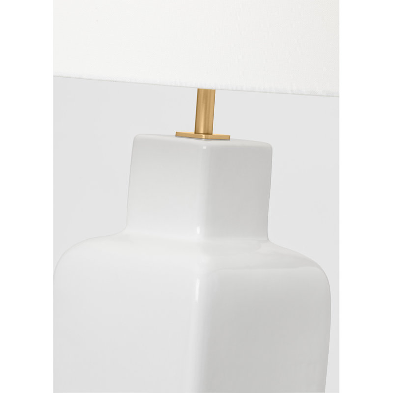 Visual Comfort Studio Table Lamp, White