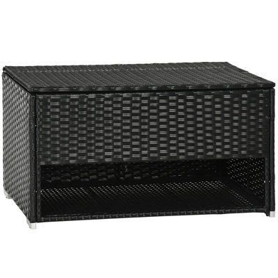 Outsunny Outdoor Deck Box & Shoe Storage