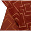 Hand Knotted Area Rug in Red