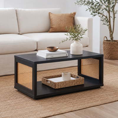 Table basse Haught Weave avec tablette