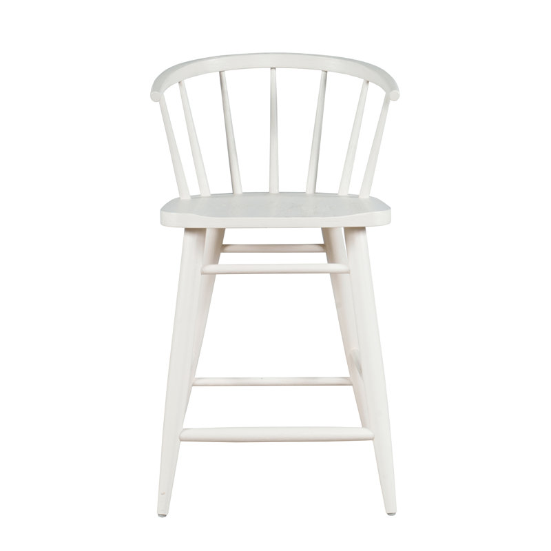 Tabouret de comptoir Crumpton Fitz Traditional, Blanc