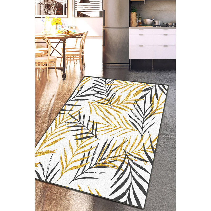 Premium Non-Slip Area Rug, 4.9 x 7.9 Feet, 100% Polyester, 0.4 in Pile Height | Antibacterial, Machine Washable, Easy Care | Perfect for Living Room, Bedroom & Office, Soft and Durable Design