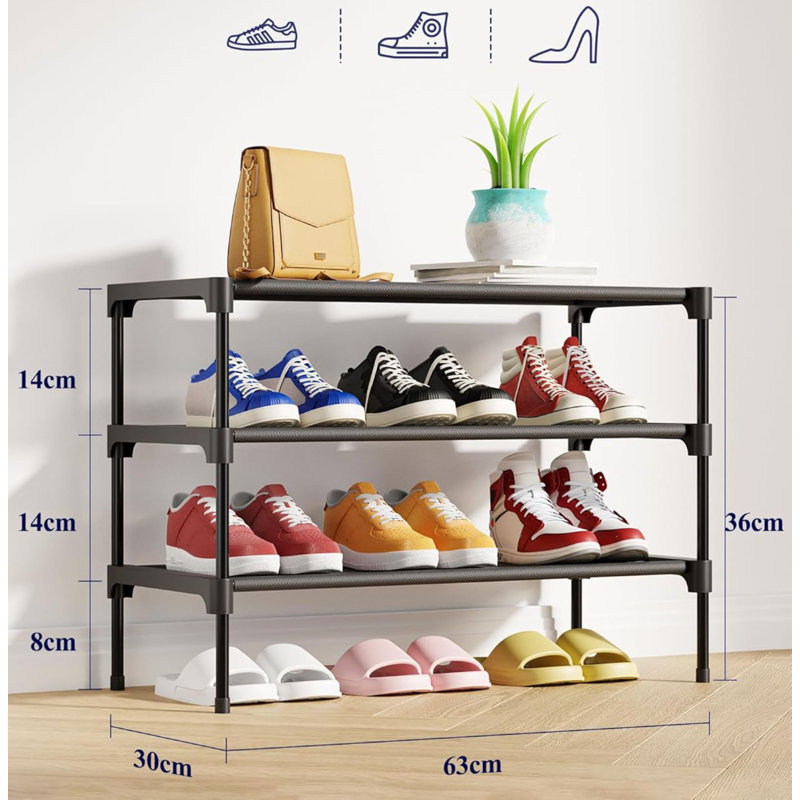12 Pair Shoe Rack
