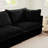 Transform Your Space With The Ultimate Modular Armless Sofa In Luxurious Black Corduroy